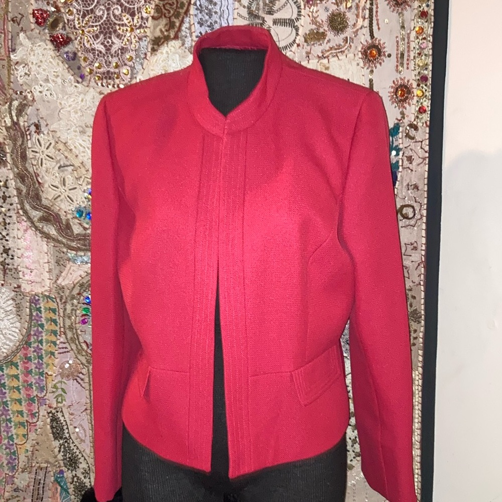 100% Polyester W/100% Polyester Lining Jacket Mad… - image 1